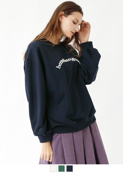 シンプルロゴスウェット
