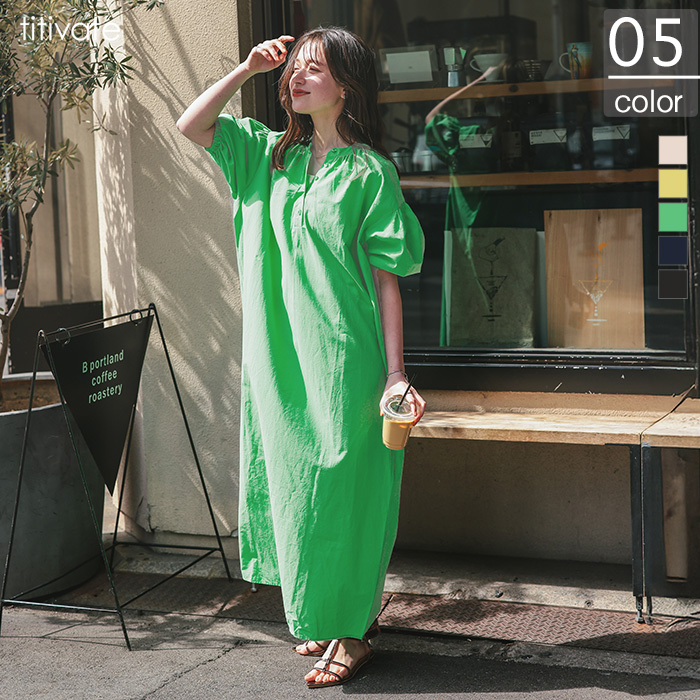 カフタンシャツワンピース