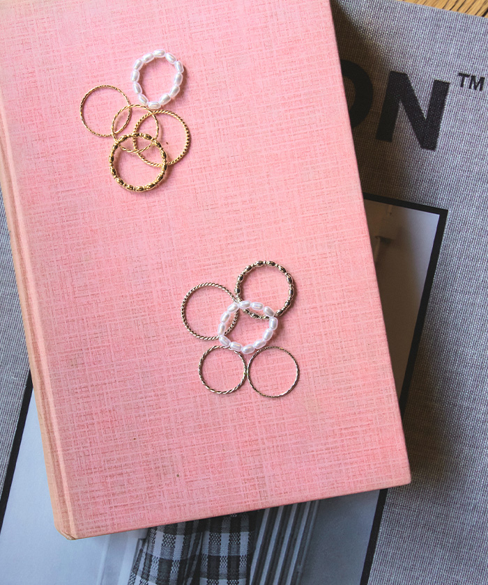 パールリングセット【メール便可／5】