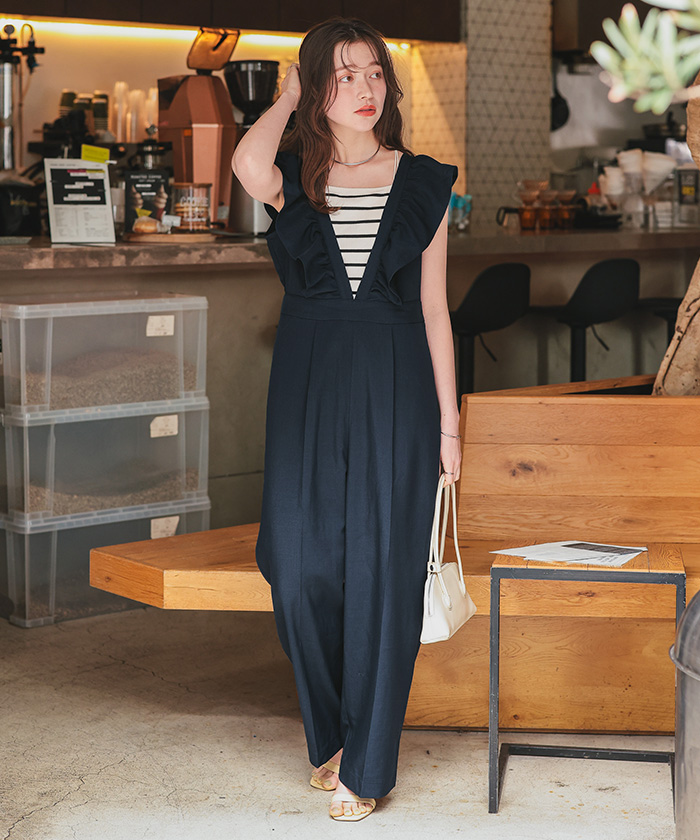 フリルデザインオールインワン