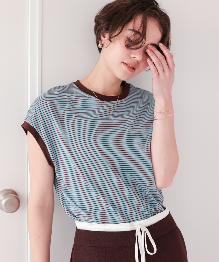 ボーダーリンガーTシャツ【メール便可／60】