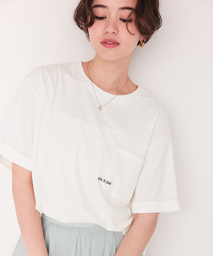 汗染み防止ポケットTシャツ【メール便可／100】