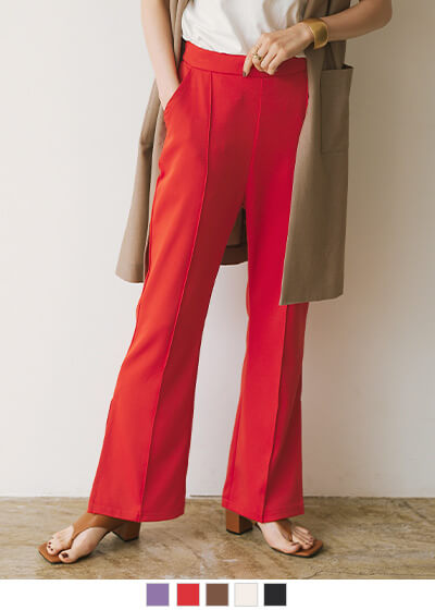 セミフレアパンツ【メール便可／100】