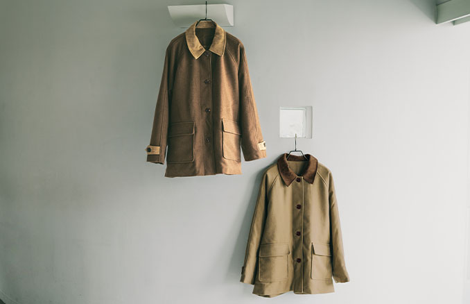 Balmacaan Collar Jacket Coat