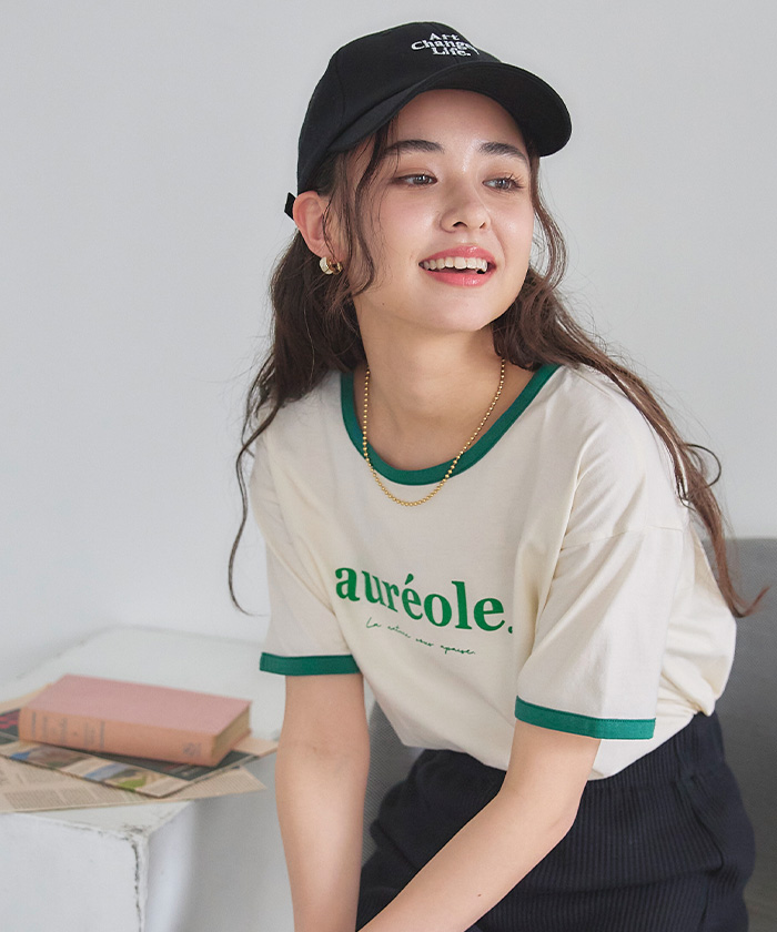 リンガーTシャツ【メール便可／80】通販｜レディースファッション