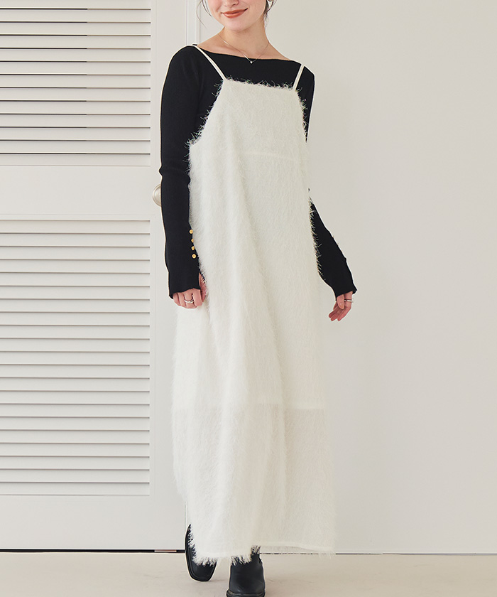 フリンジキャミソールワンピース | titivate