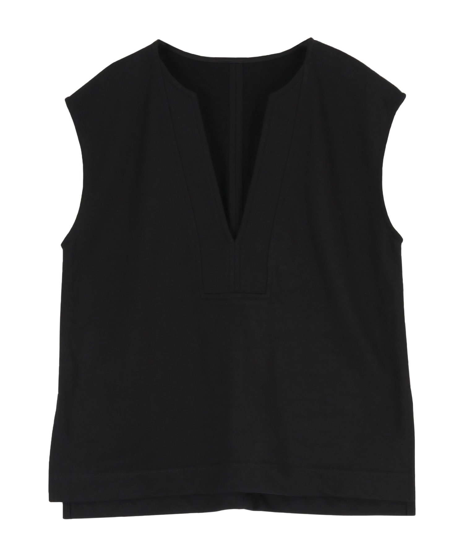 深Vネックスウェットベスト | titivate