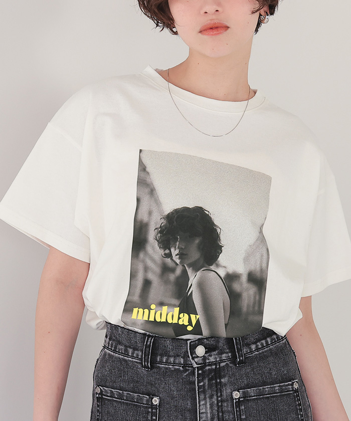 オーバーサイズフォトTシャツ【メール便可／100】通販