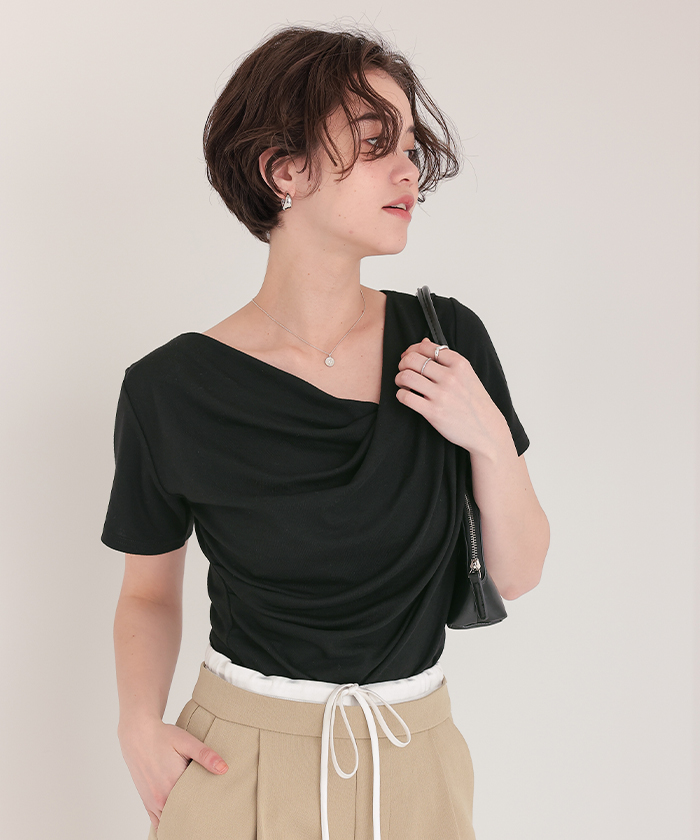 Dydoshop オフショルダー Tシャツ オフショルダーTシャツ[pm392b] | レディースファッション通販の