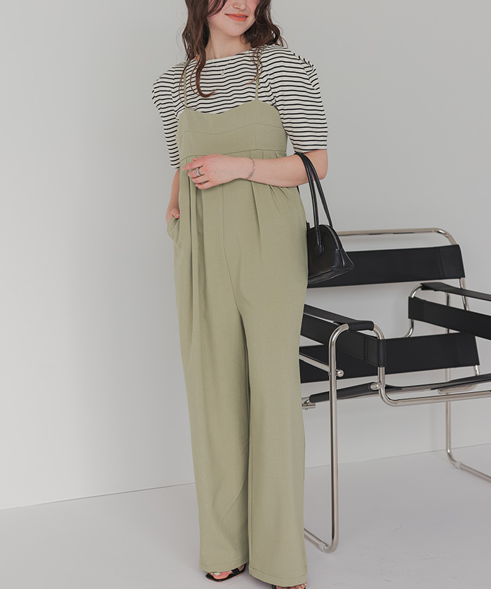 ビスチェデザインキャミソールサロペット | titivate