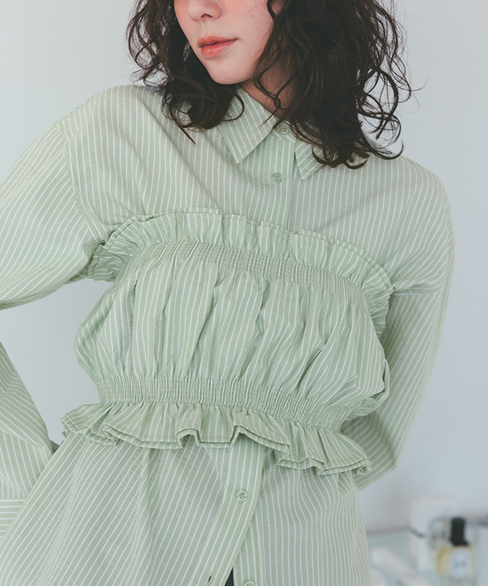 サッカーストライプシャーリングビスチェ【メール便可／70】 | titivate