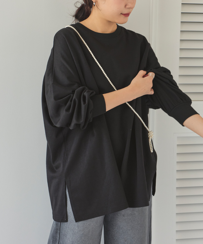 ティーズ ページ ルーズシルエットカットソープルオーバー | titivate