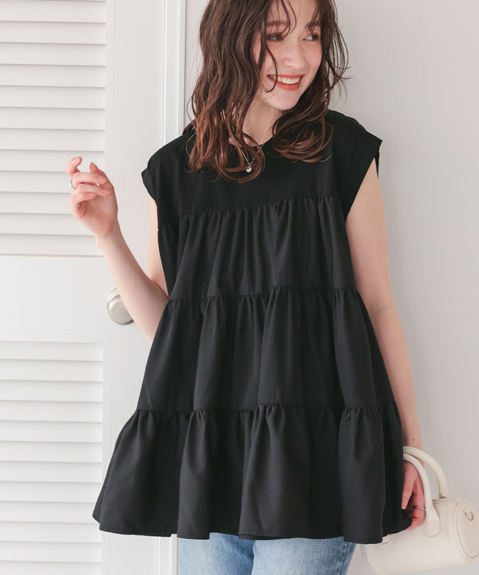 楽天市場】ティアード切り替えワンピースの通販 【新品未使用