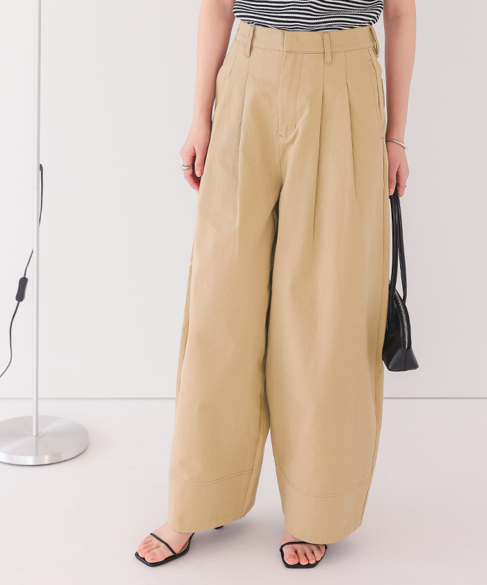 タッドバンディ ツータックバレルパンツ通販｜レディースファッション・20代 30