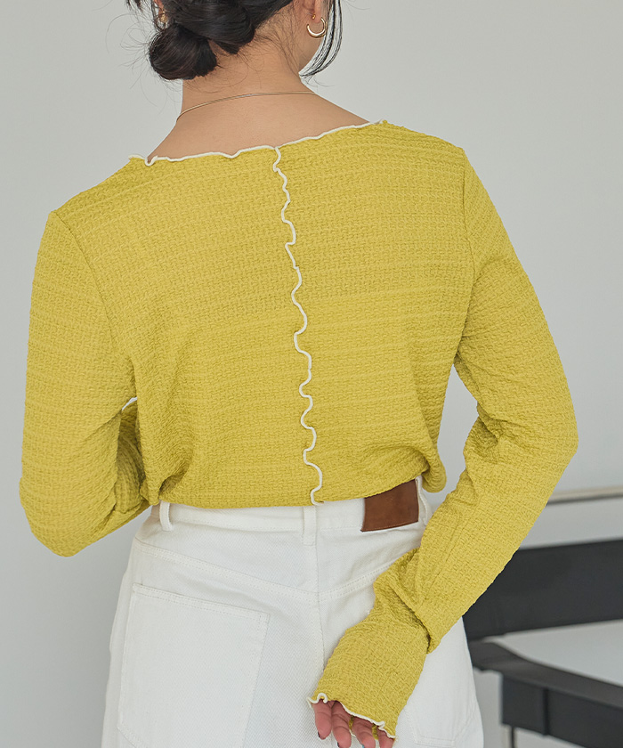 配色メローカットソートップス【メール便可／80】 | titivate