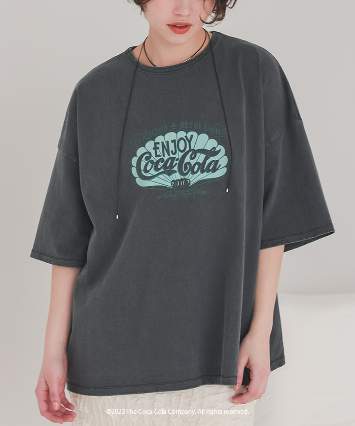 tシャツ コカ・コーラ オーバーサイズTシャツ レディース コカ・コーラ オーバーサイズTシャツ【メール便可／100】通販