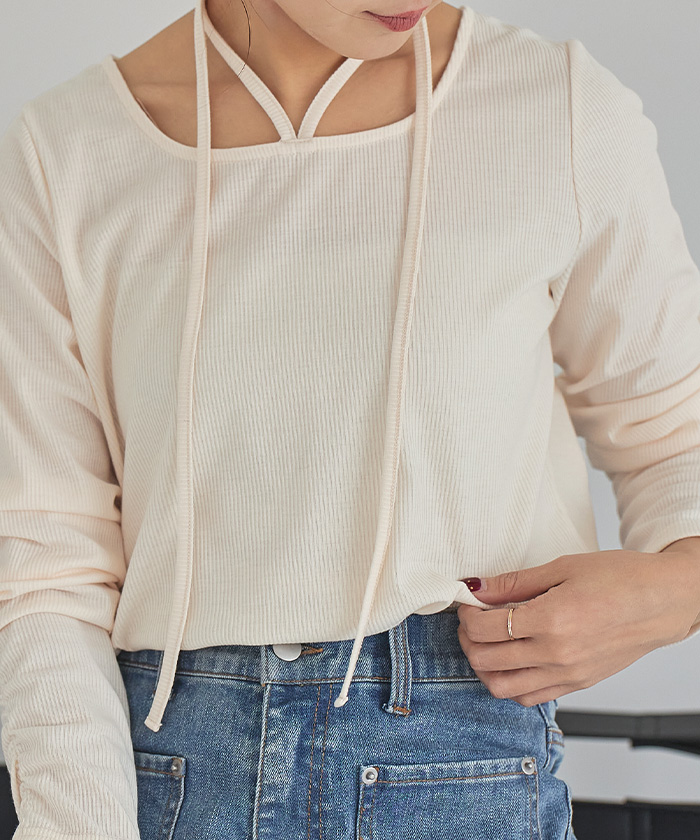 チョーカーデザインリブトップス【メール便可／25】 | titivate