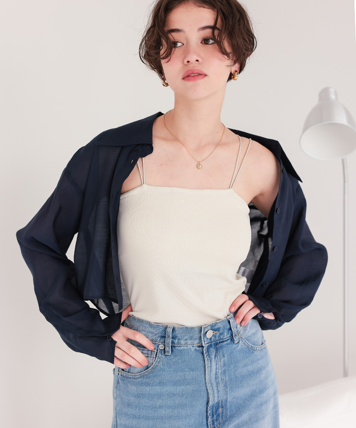 アライブン キャミソール ダブルカップなし M　 カード 1枚 おまけ付き アライブン キャミソール ダブルカップなし M カード 1枚 おまけ付き