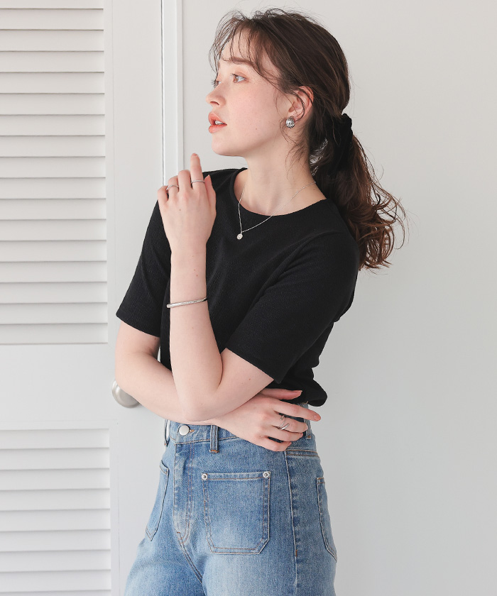 HaaT ハート Tシャツ・カットソー 3(L位) 白x黒(総柄) 【古着】【中古】 5周年Tシャツ / 黒・シルバーPHOTO – elephants official store