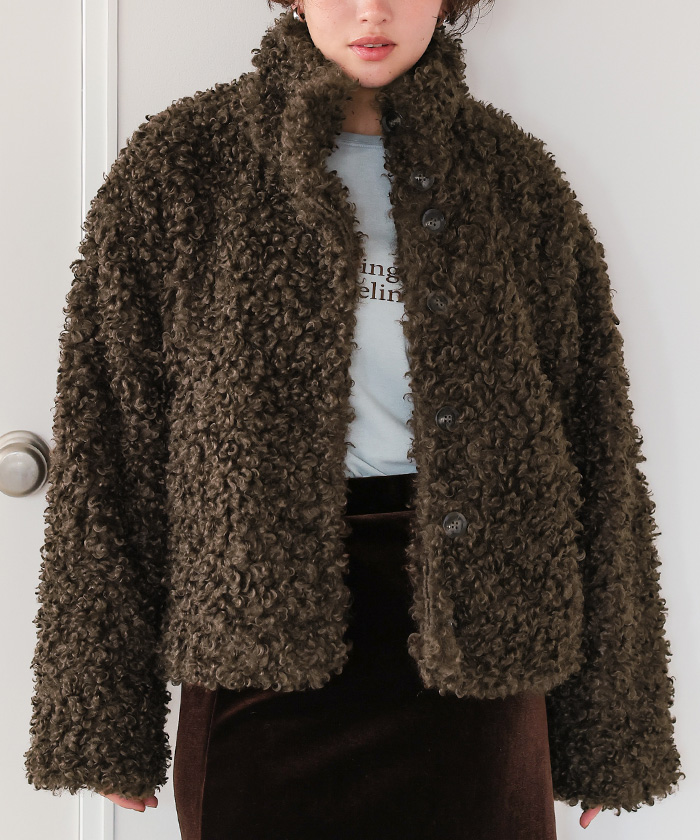 プードルフェイクファージャケット | titivate