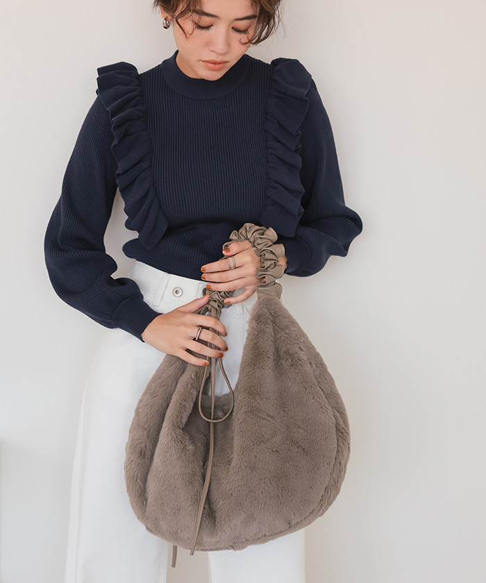 2wayフェイクファーバッグ | titivate