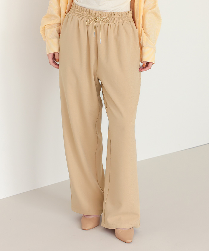 パンツ isdtty 撥水ストレートイージーパンツ | titivate