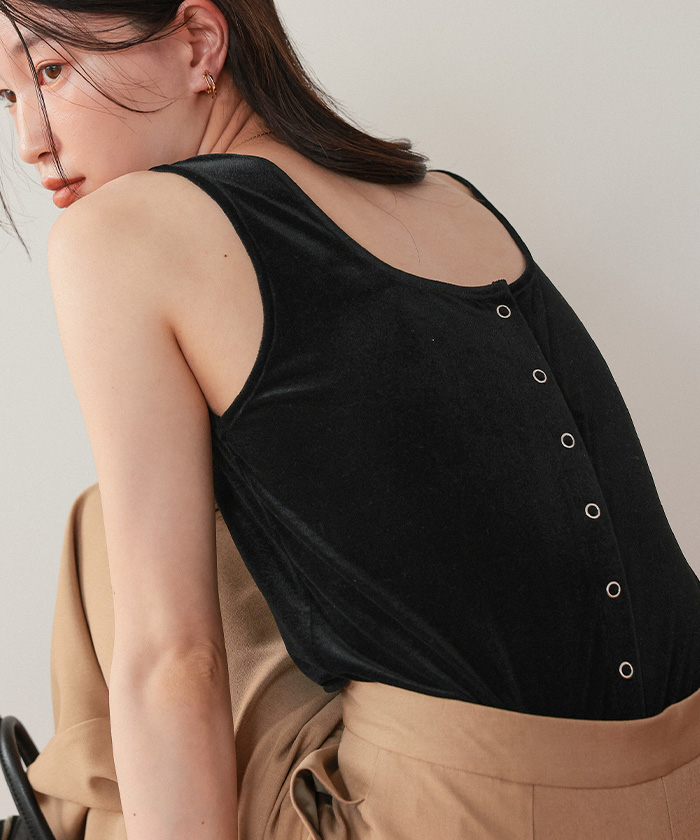 A/Pベロアボレロ 八分袖ベロアボレロ ブラック S/M/L | iichi 日々の暮らしを