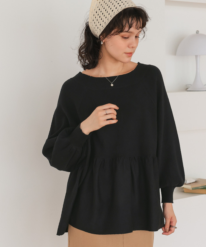 ホワイト オフショルダー ペプラムトップス オフショルペプラムトップス（カットソー/Tシャツ）｜FRAY I.D