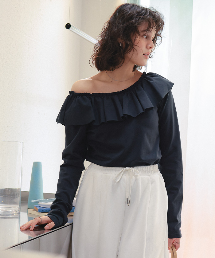 マルチwayフリルカットソートップス【メール便可／100】 | titivate