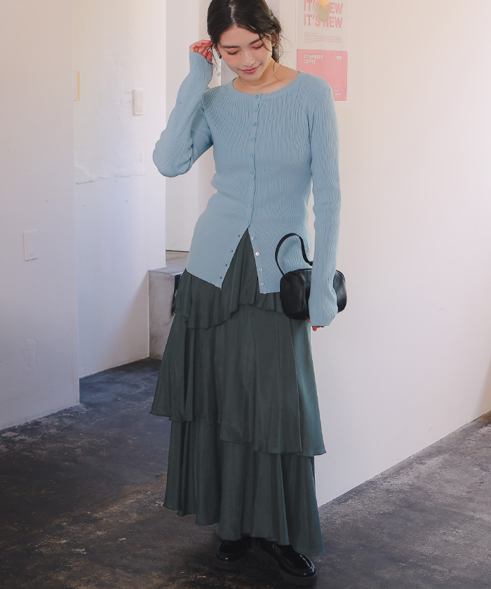 ランダムヘムティアードスカート | titivate