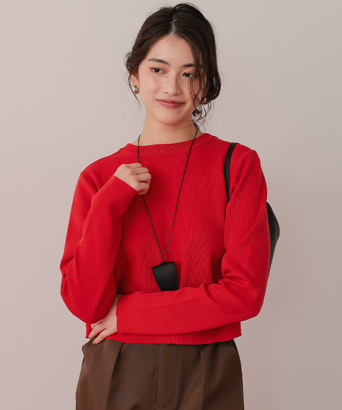 クリア釦UVケアニットカーディガン | titivate