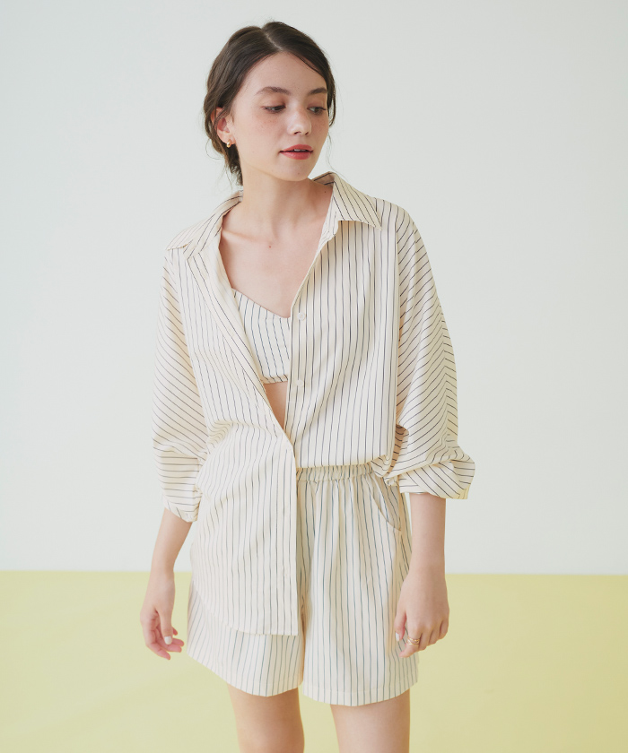 ドルマンオーバーサイズシャツ/ラッシュガード【SEADRESS シードレス