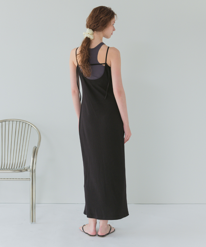 ミティティページ バックオープンデザインキャミソールワンピース【SEADRESS