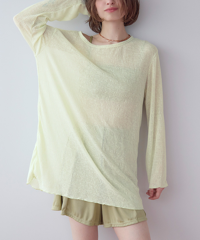 4点セット/リラックストップス&ショートパンツ付ビキニ/水着【SEADRESS