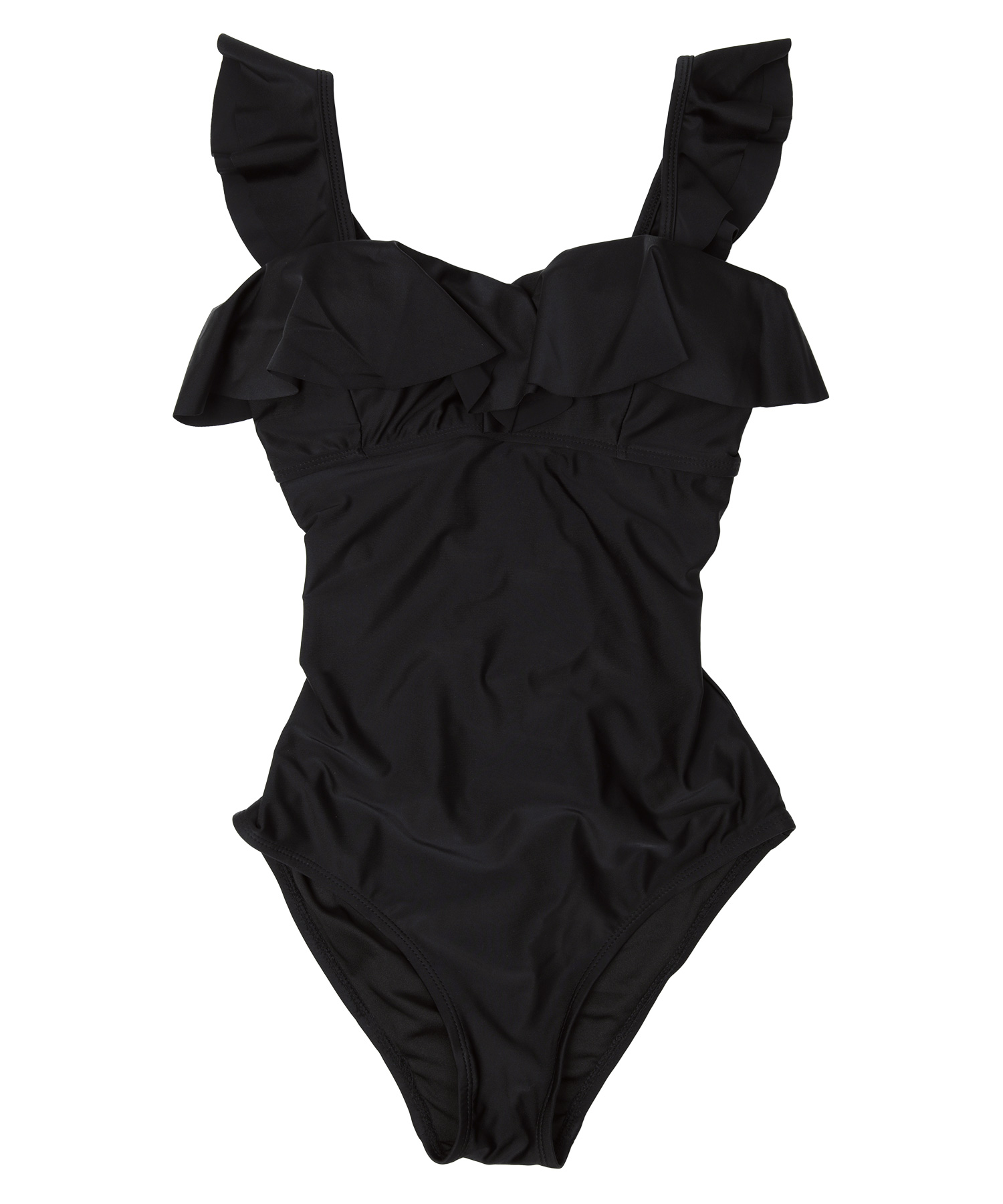 ◼︎110cm◼︎フリルバッククロススイムウェア《スモーキーピンク》 バッククロスフリル水着☆スイムウェア⁄セパレート⁄ビキニ