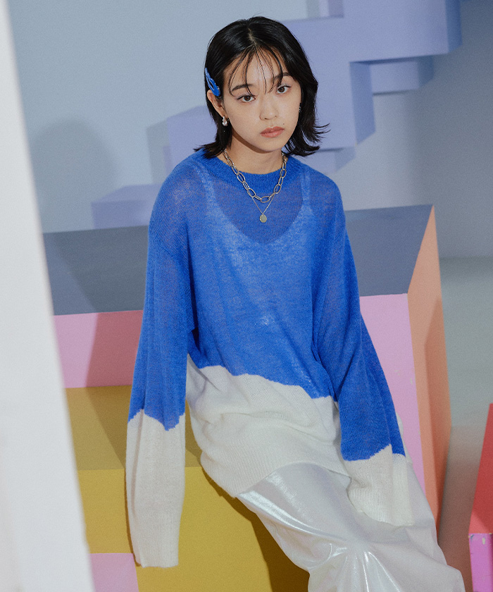 Miette. ページ miette miette stripe switch zip short-sleeve shirt