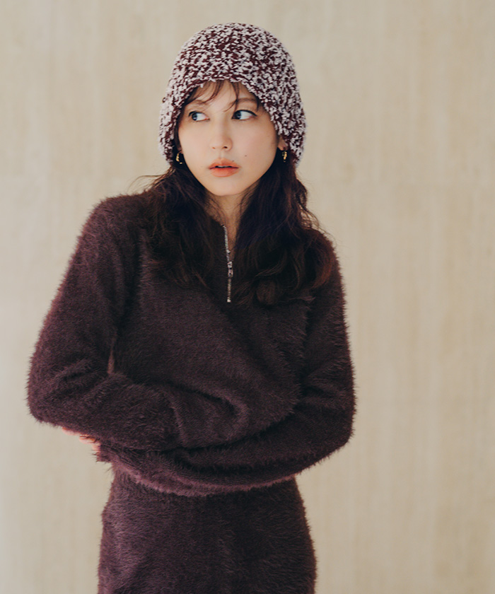 ミックスニットバケットハット【miette ミエット】 | titivate