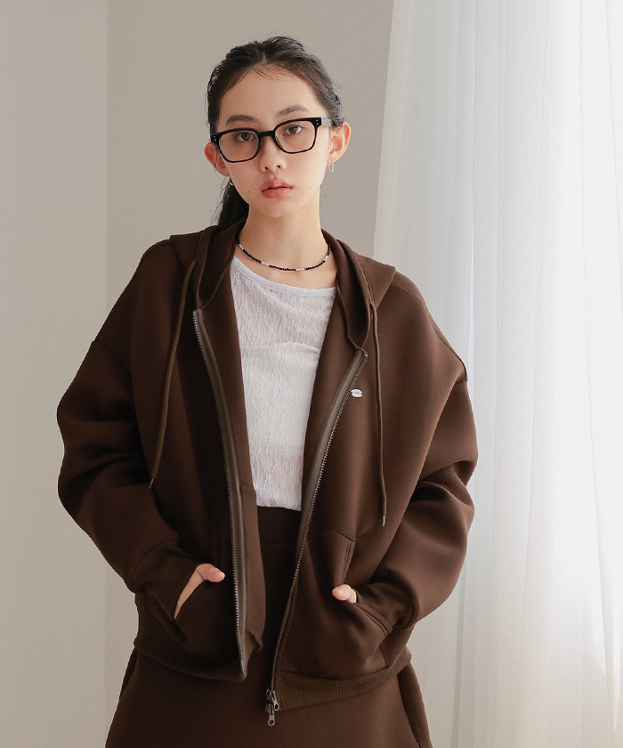 ダンボールダブルジップフードパーカー | titivate